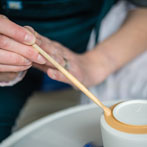 Juliet Macleod in her studio 2018